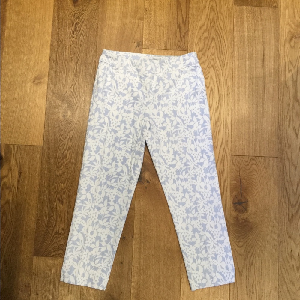 Soft Surroundings SizeM stretchy Crop pants FLORAL